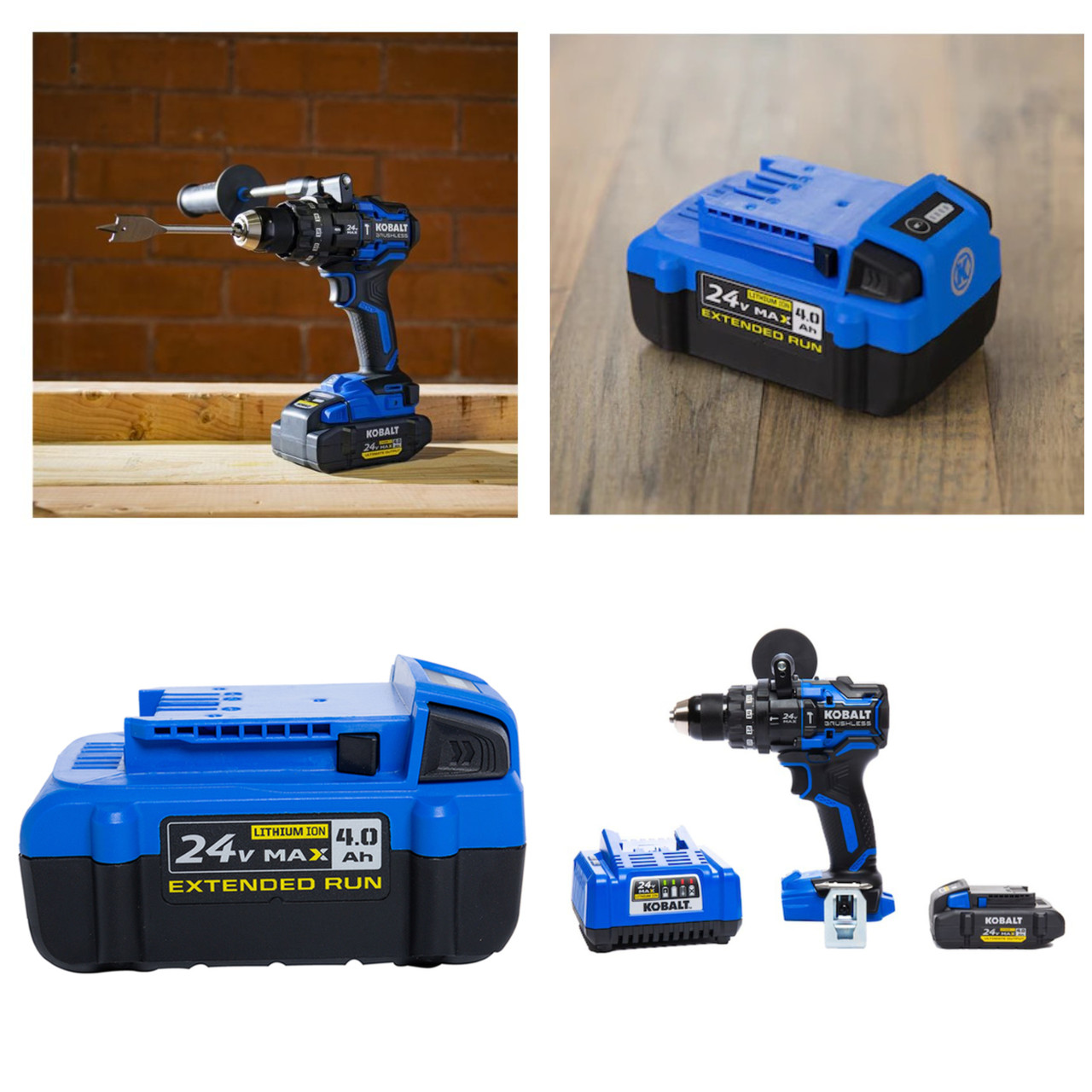 Ah 40 Volt Kobalt Battery And Charger Kobalt 40V Gen Lithium-Ion