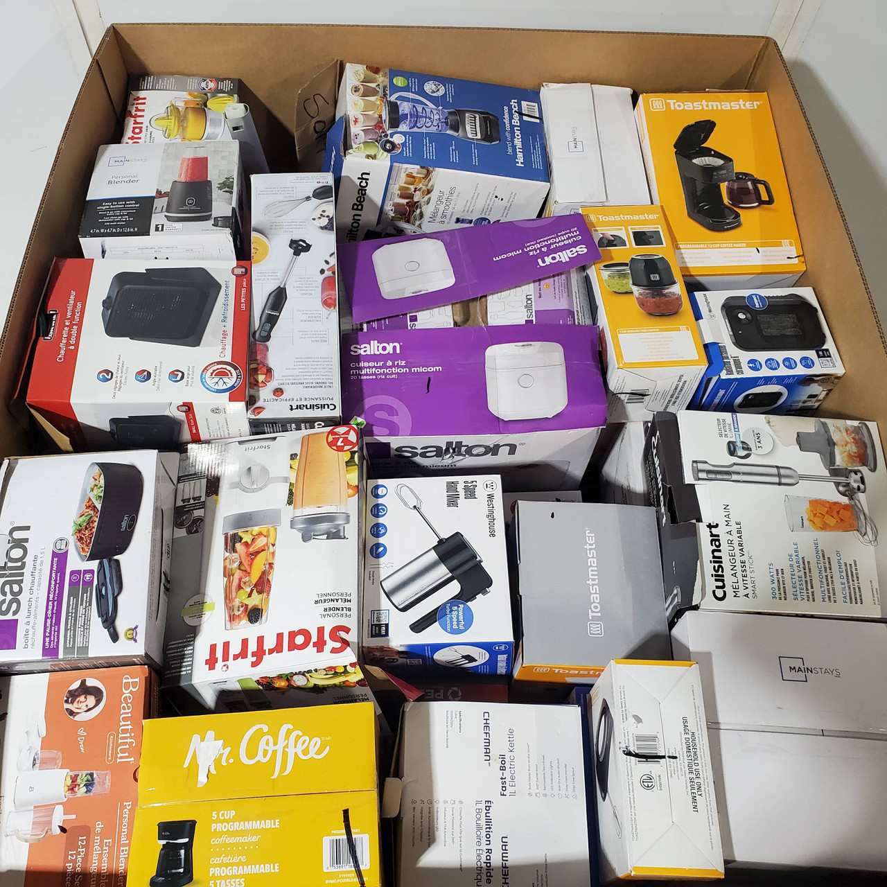 75 units of Small Appliances - MSRP $2,816 - Returns (Lot # 837136)