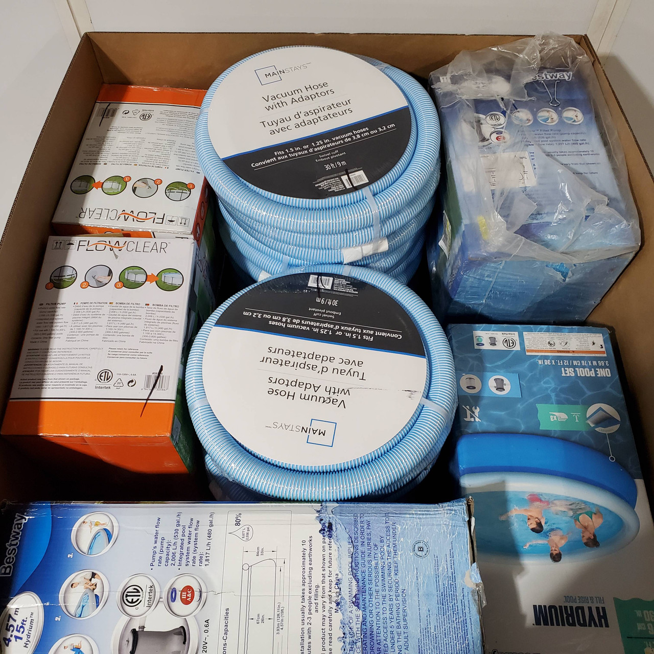 147 units of Pools Accessories - MSRP $3,930 - Like New (Lot # 838905)