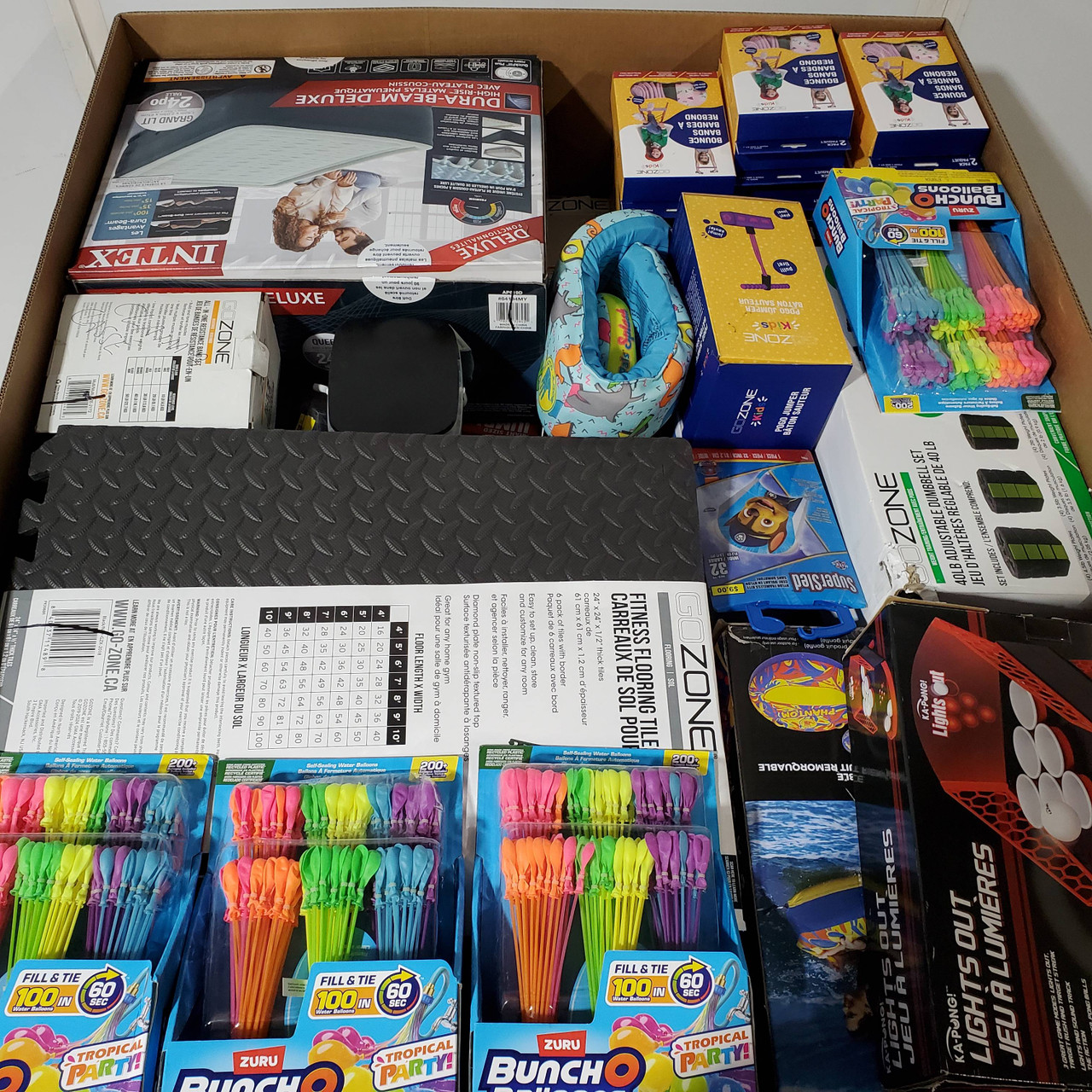 135 units of Sporting Goods - MSRP $3,537 - Returns (Lot # 842135)