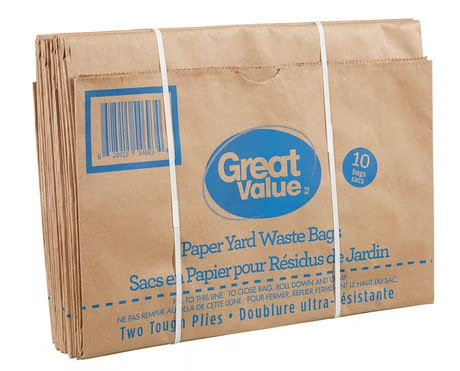 156 units of Yard Waste Bags Brown - MSRP $1,243 - Returns (Lot # 879415)