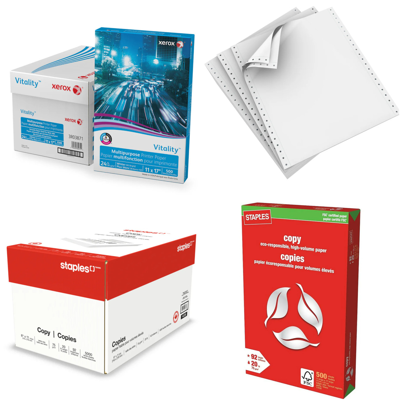 29 units of Multipurpose Copy Papers (Various Sizes) - MSRP $3,481 - Returns (Lot # 875711)