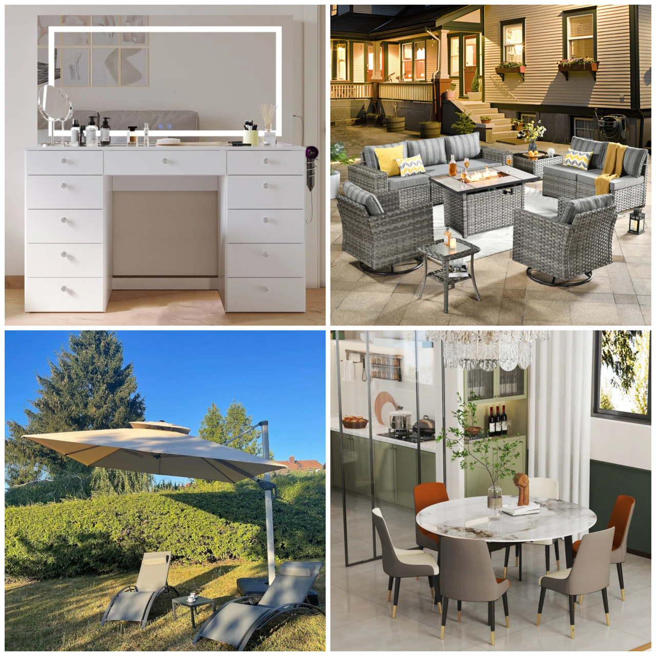 31 units of Furniture (Multi-Box Sets) - MSRP $14,888 - Returns (Lot # 877802)