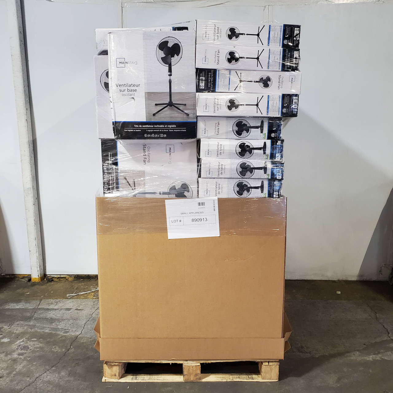92 units of Fans - MSRP $2,015 - Salvage (Lot # 890913)