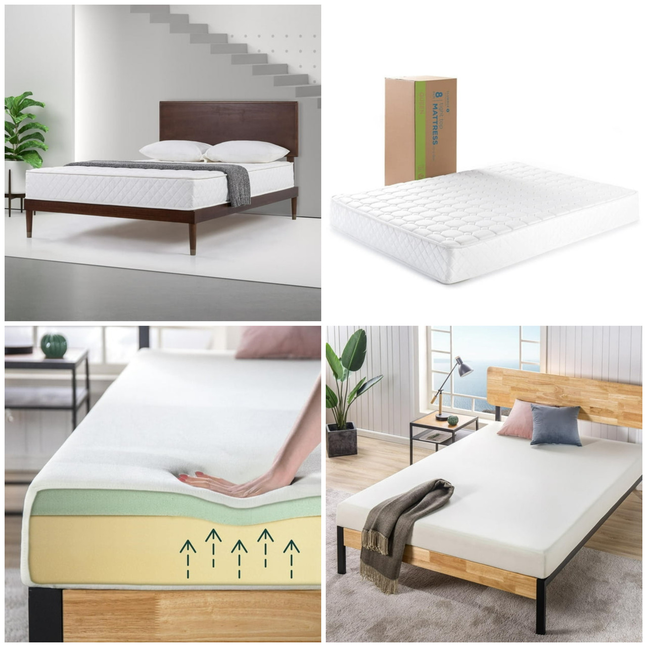 4 units of Mattress - MSRP $916 - Returns (Lot # 892233)