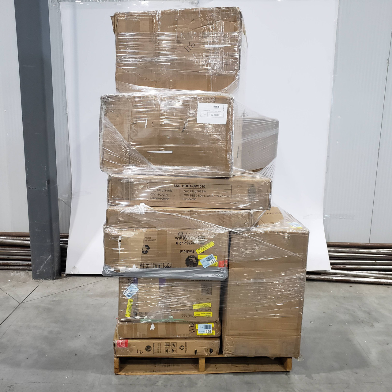 13 units of Furniture (Multi-Box Sets) - MSRP $2,648 - Returns (Lot # 102-880911)
