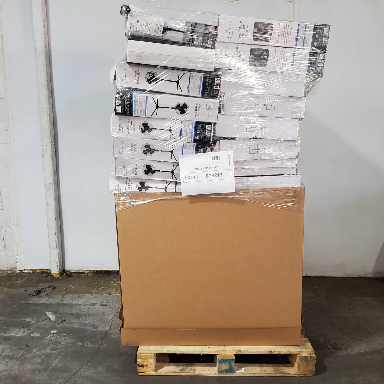 72 units of Fans - MSRP $1,770 - Salvage (Lot # 896213)