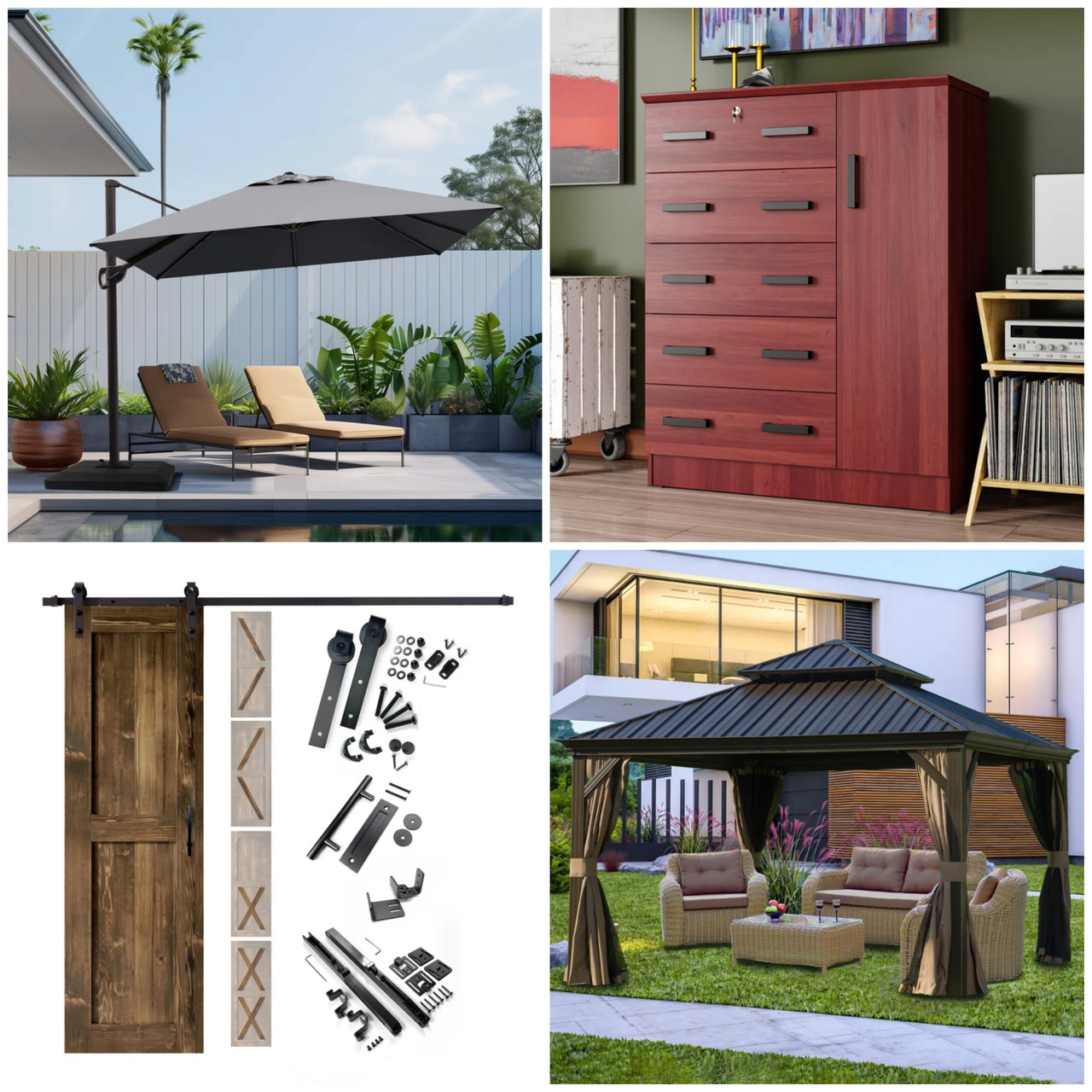 16 units of Furniture (Multi-Box Sets) - MSRP $6,607 - Returns (Lot # 102-898201)