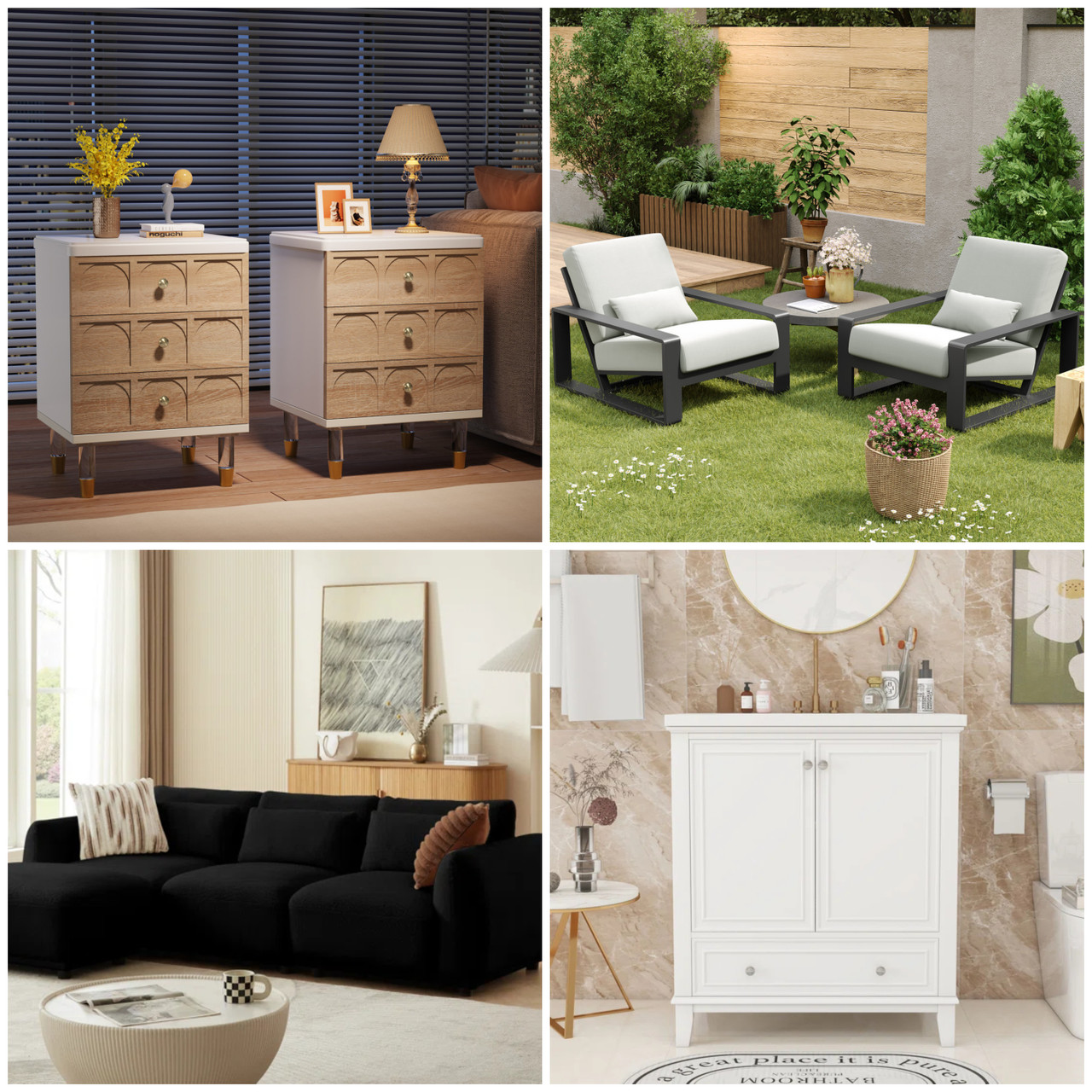 10 units of Furniture (Multi-Box Sets) - MSRP $3,692 - Returns (Lot # 102-898209)