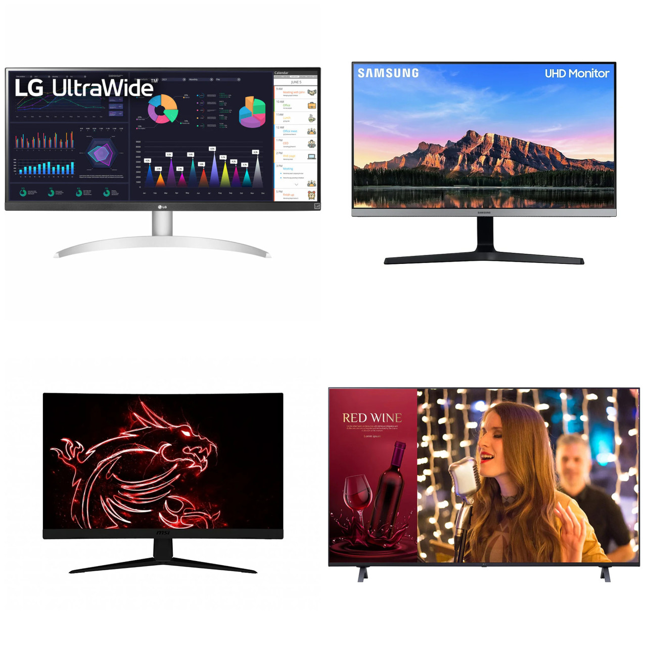 Return Monitors 21 units of Monitors (Returns not in Original Boxes) - MSRP $4,842 ...