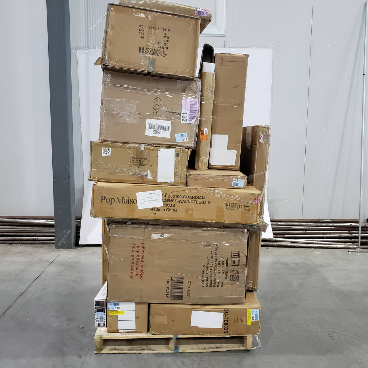 456 units of Home Furniture, Decor & More - MSRP $135,432