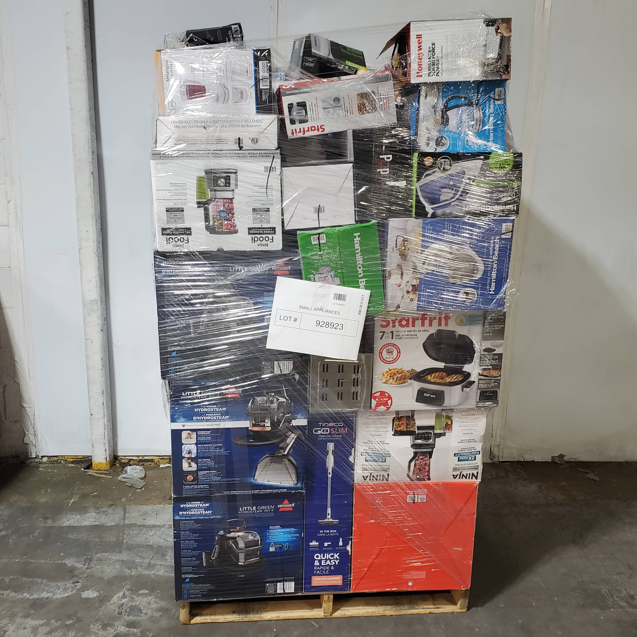 76 units of Small Appliances - MSRP $6,112 - Returns (Lot # 928923)