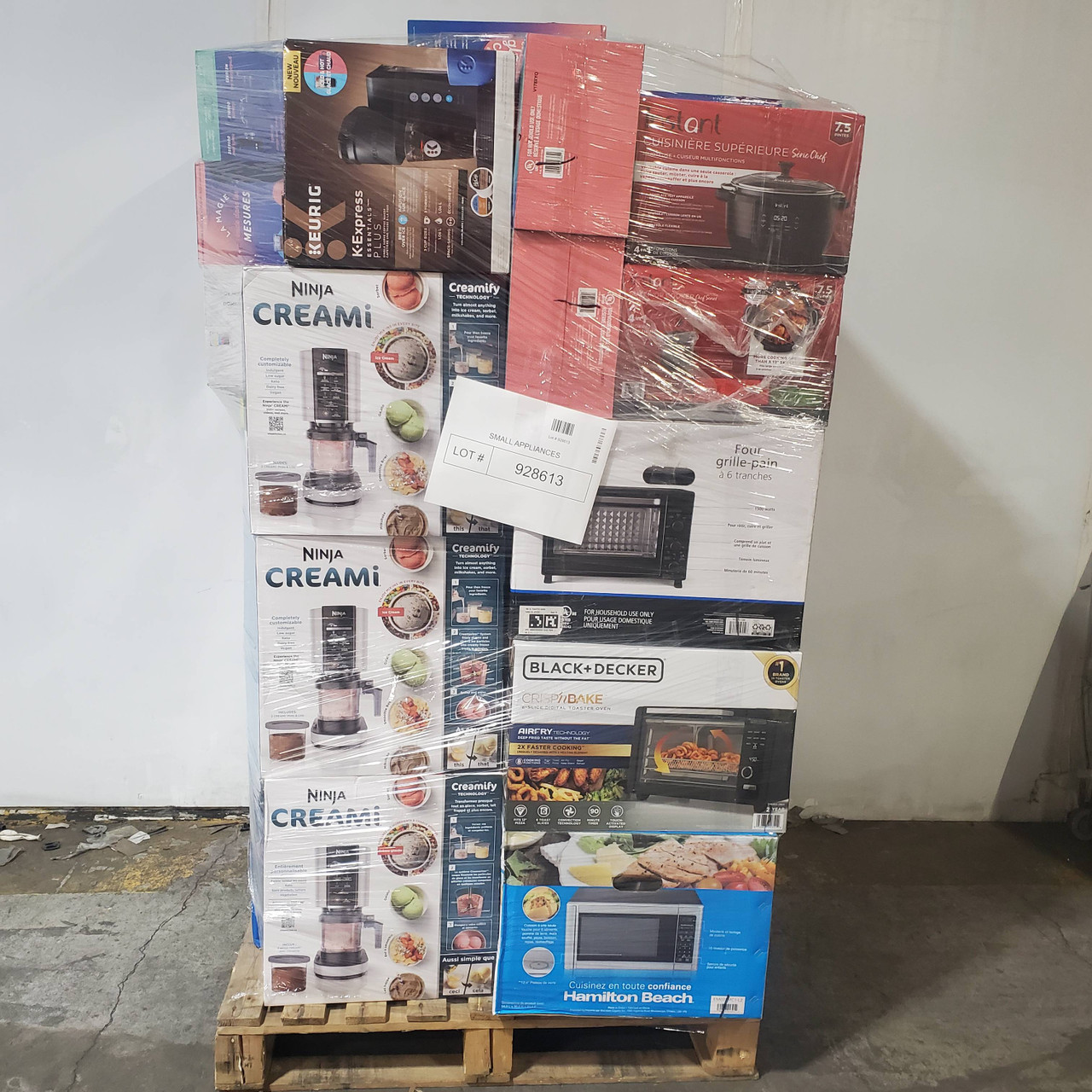 42 units of Small Appliances - MSRP $5,262 - Returns (Lot # 928613)