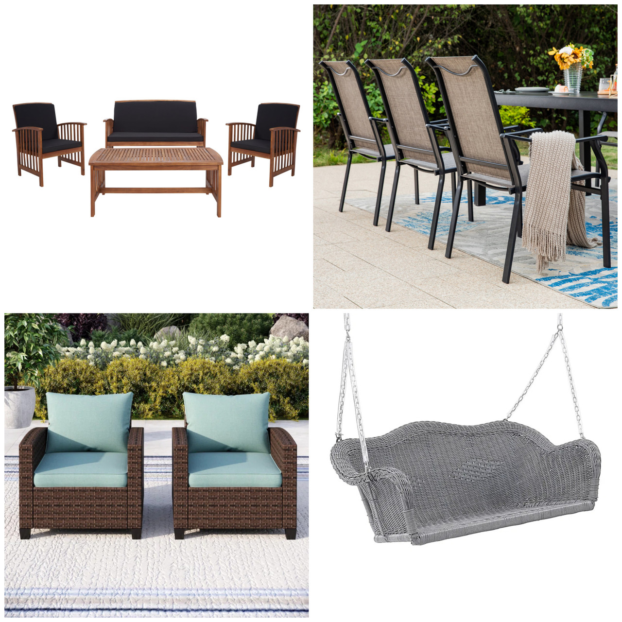 11 units of Patio Furniture - MSRP $4,035 - Returns (Lot # 913305)