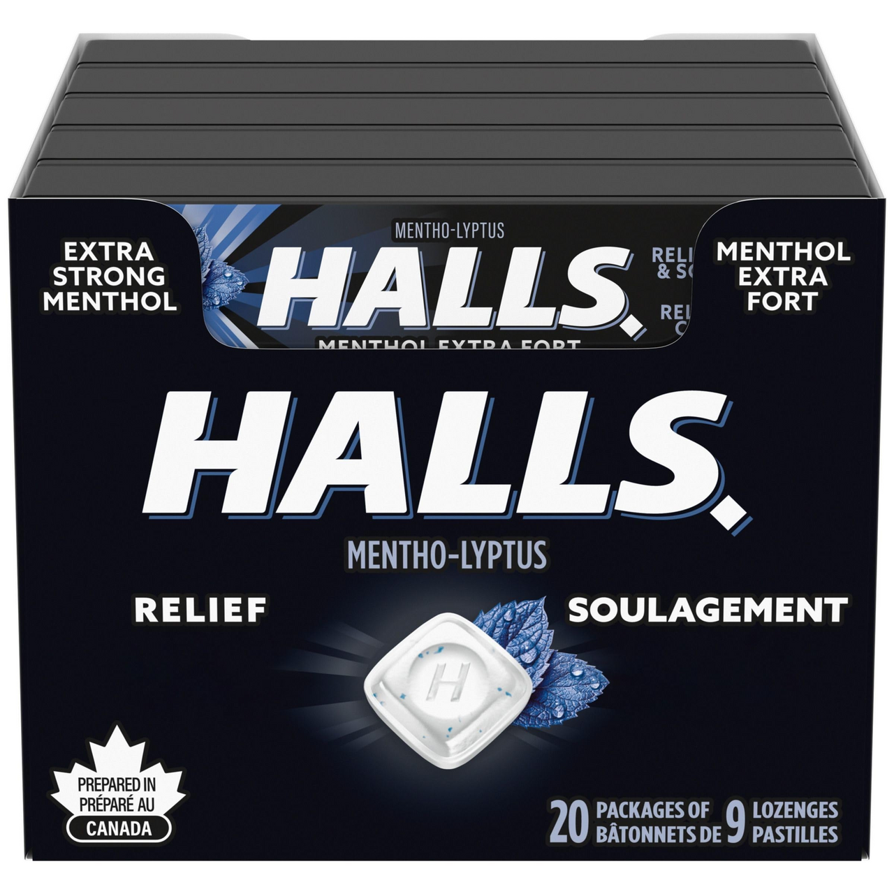 307 units of HALLS Extra Strong Cough Drops (20 Packs) - BB 27/03/16 - MSRP $9,207 - Like New (Lot # 905728)