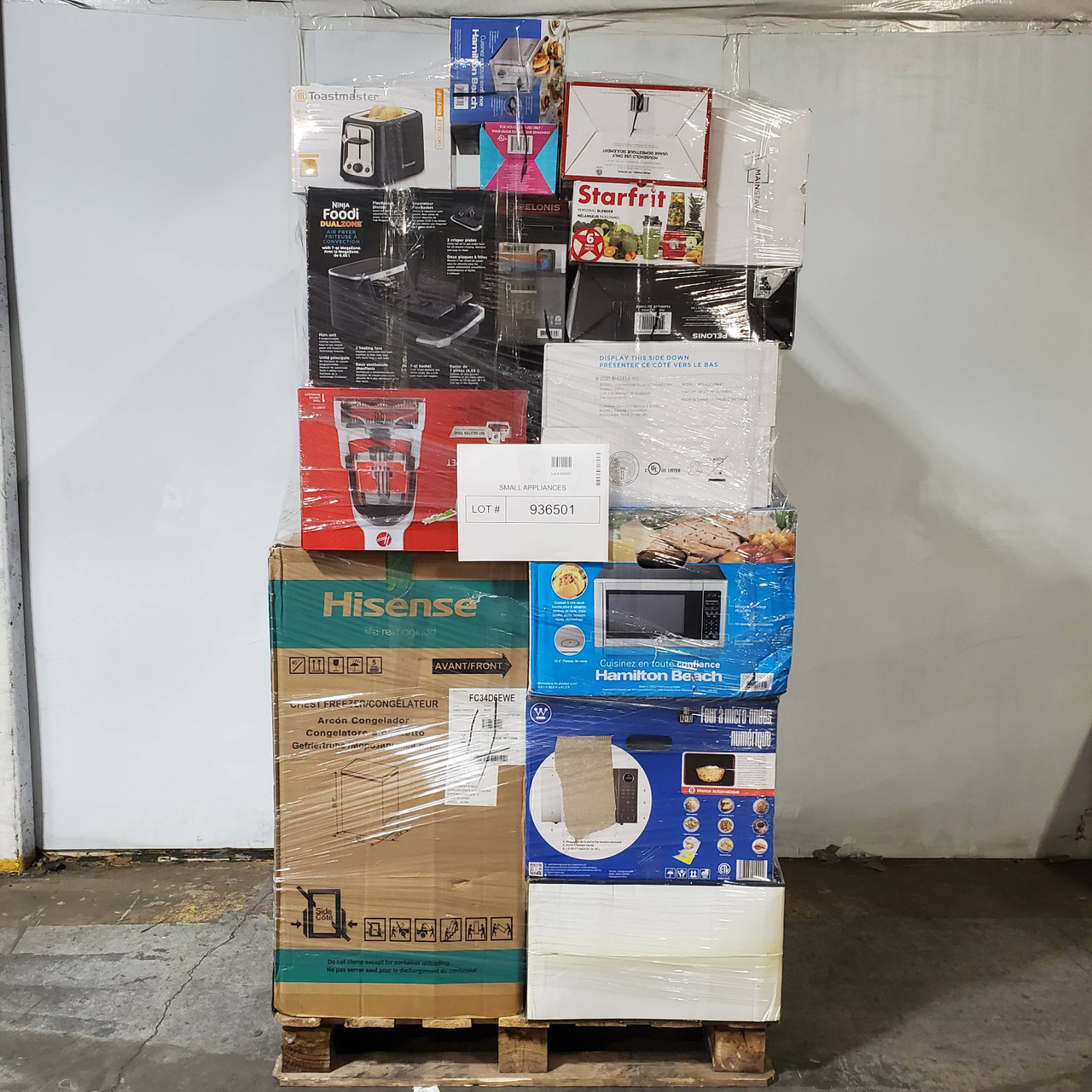 46 units of Small Appliances - MSRP $3,071 - Returns (Lot # 936501)