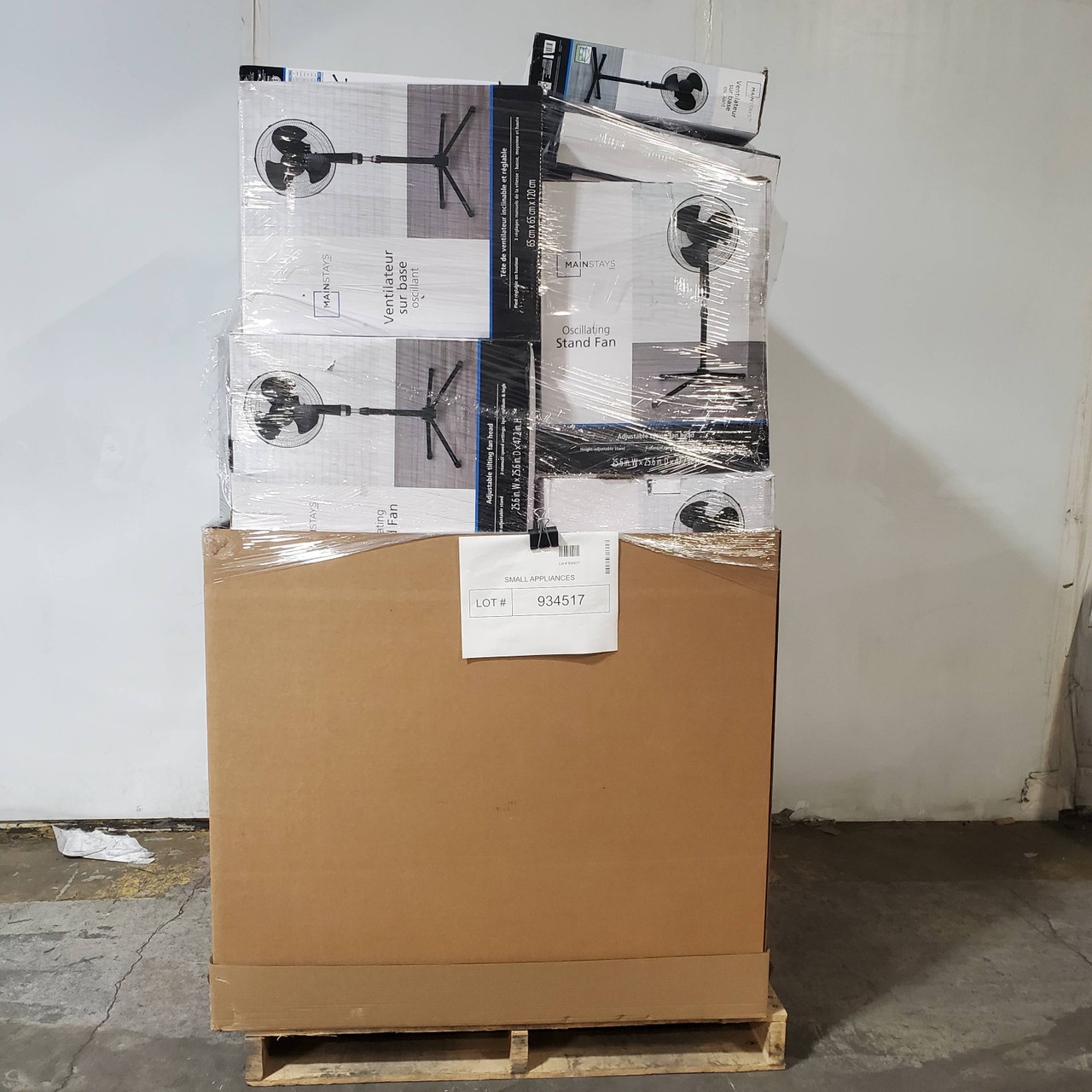 60 units of Fans - MSRP $1,320 - Salvage (Lot # 934517)