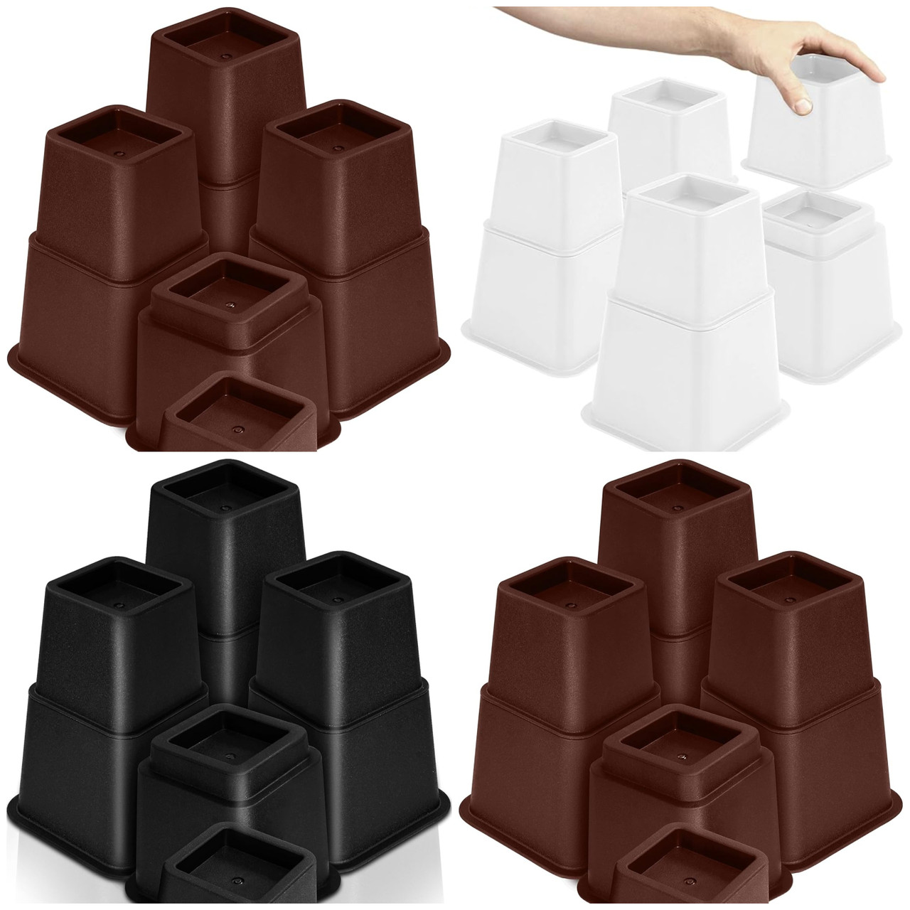 72 units of Bed Furniture Risers - MSRP $1,440 - Returns (Lot # 921138)