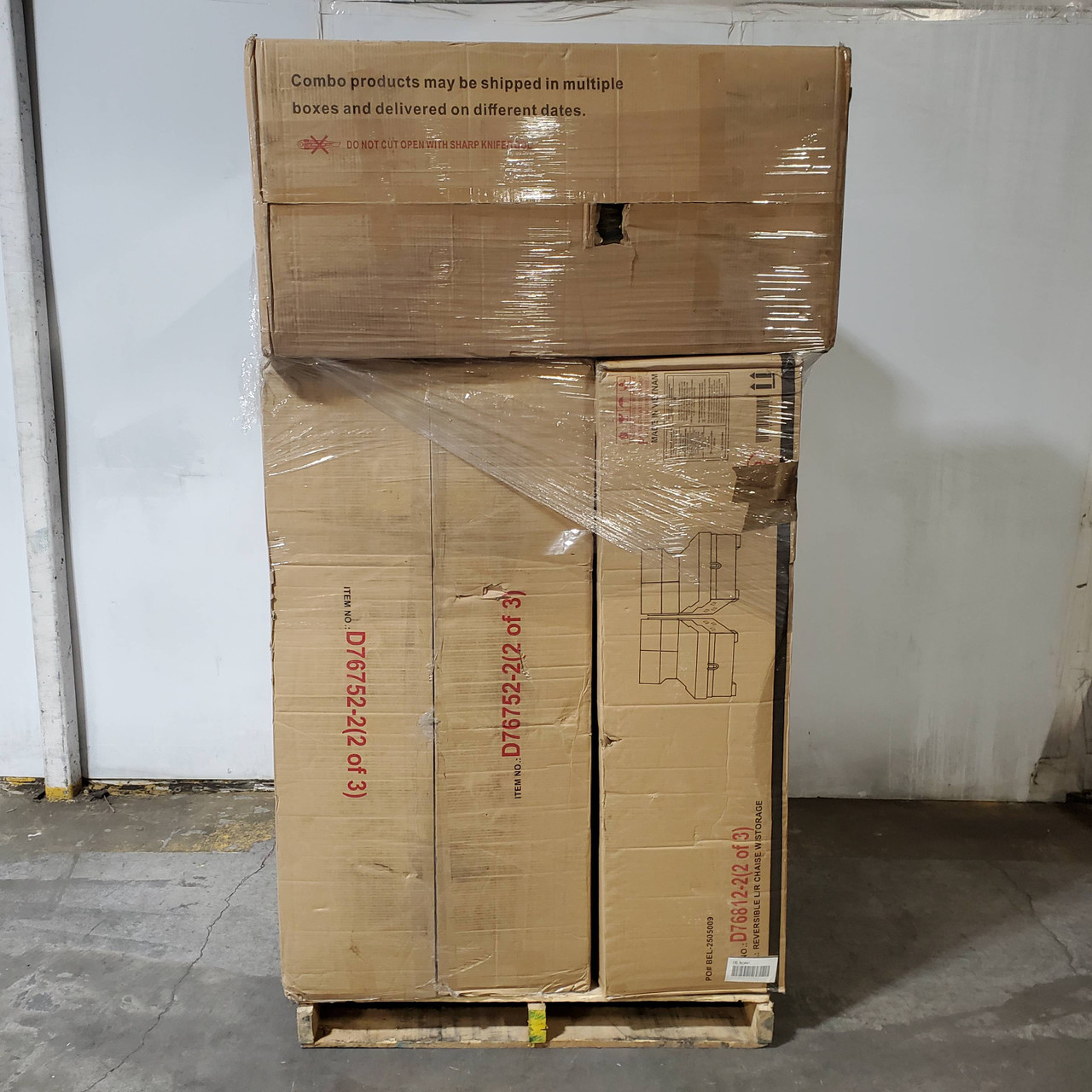 9 units of Furniture (Multi-Box Sets) - MSRP $1,163 - Salvage (Lot # 954410)