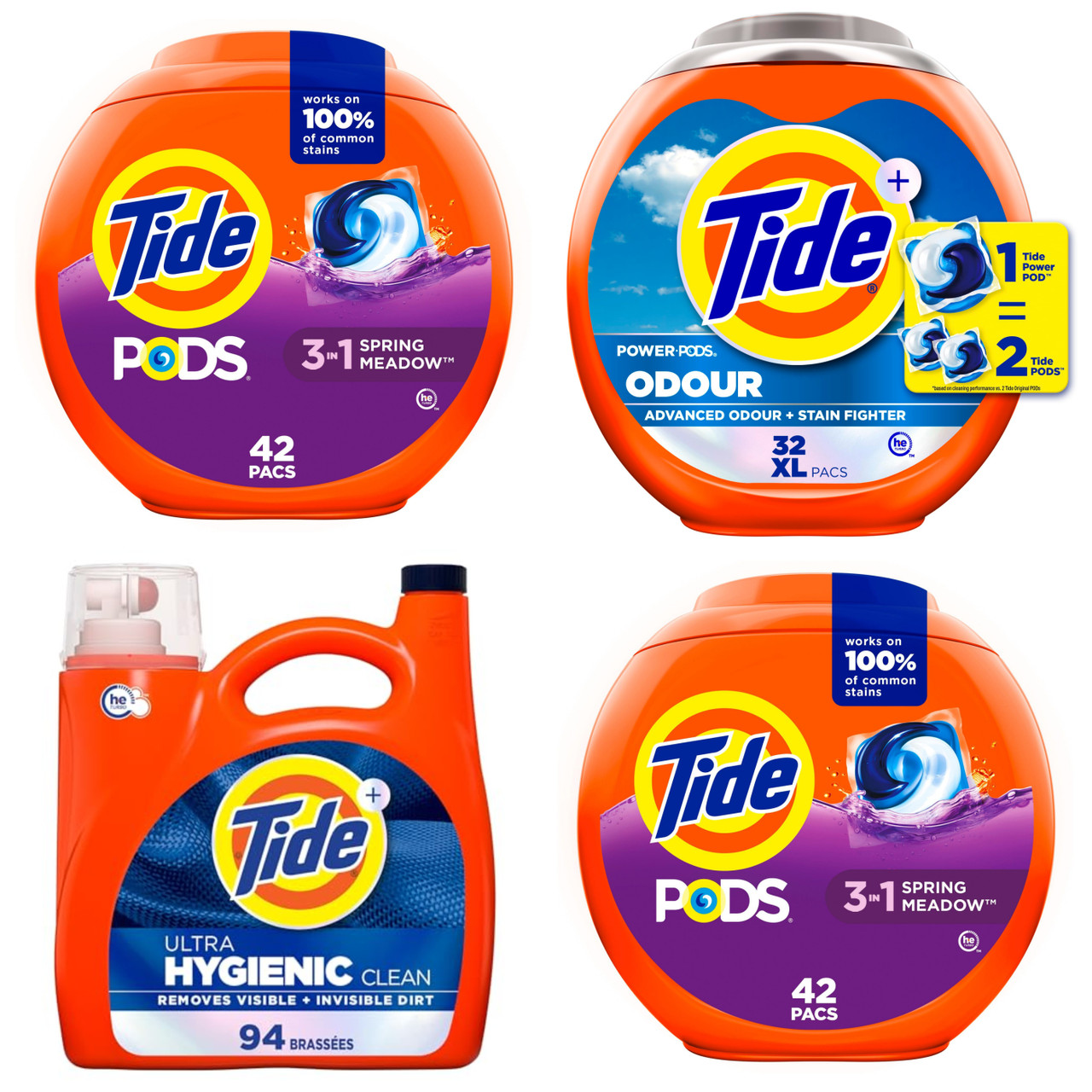 89 units of Tide Laundry Detergents - MSRP $1,772 - Like New (Lot # 955211)