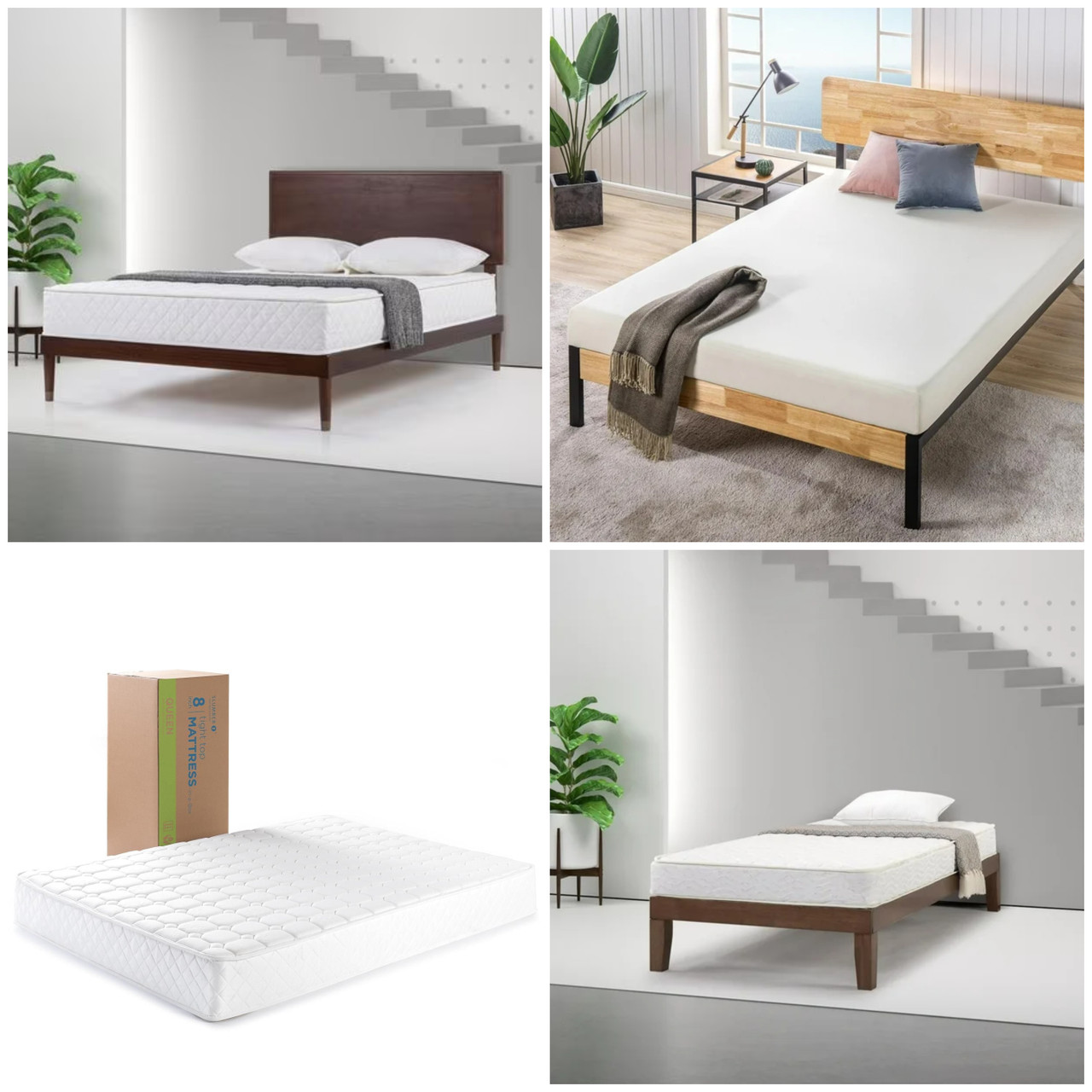 4 units of Mattresses - MSRP $725 - Returns (Lot # 958215)
