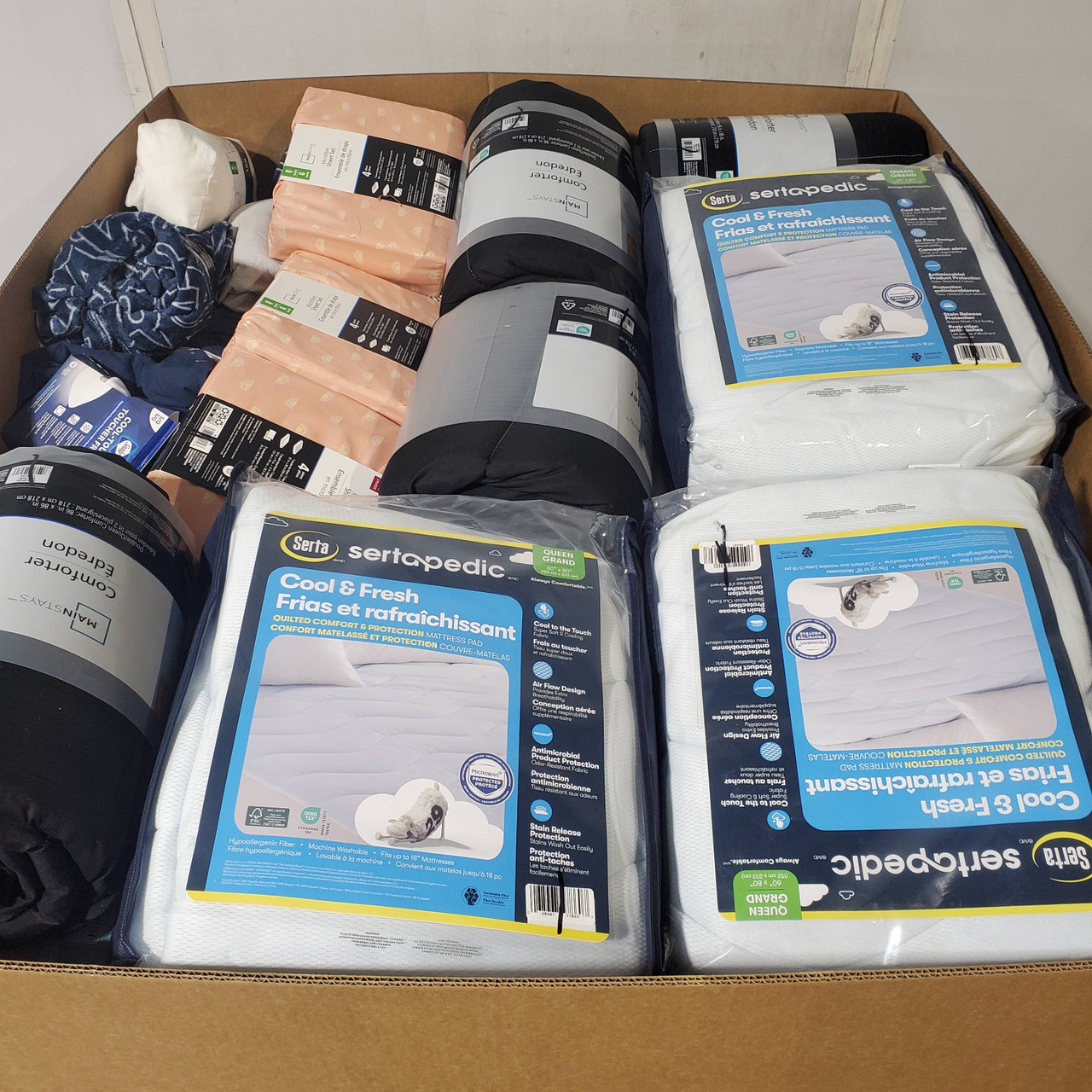 63 units of Bedding - MSRP $2,092 - Returns (Lot # 963101)