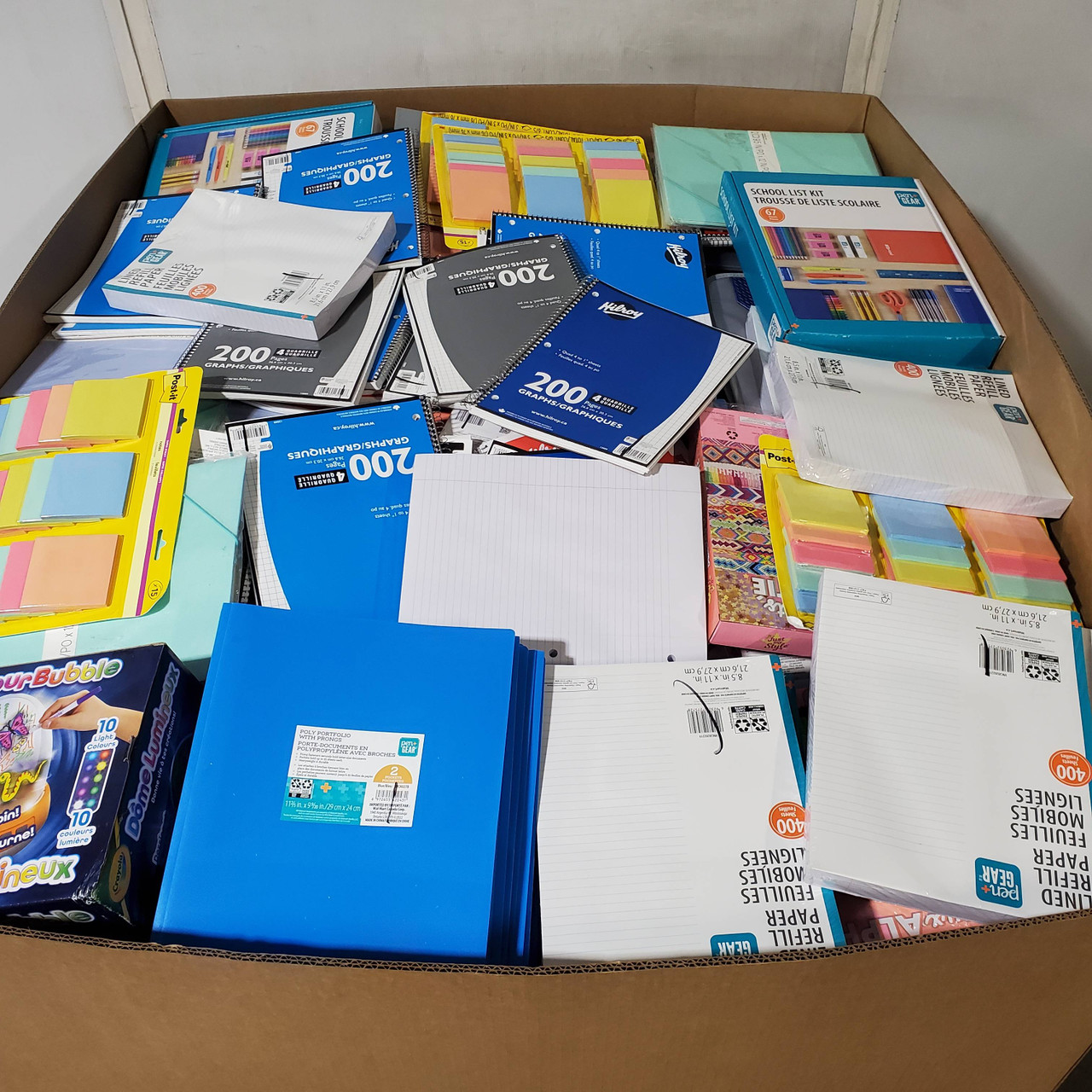 1096 units of Office & School Supplies - MSRP $7,735 - Returns (Lot # 966605)