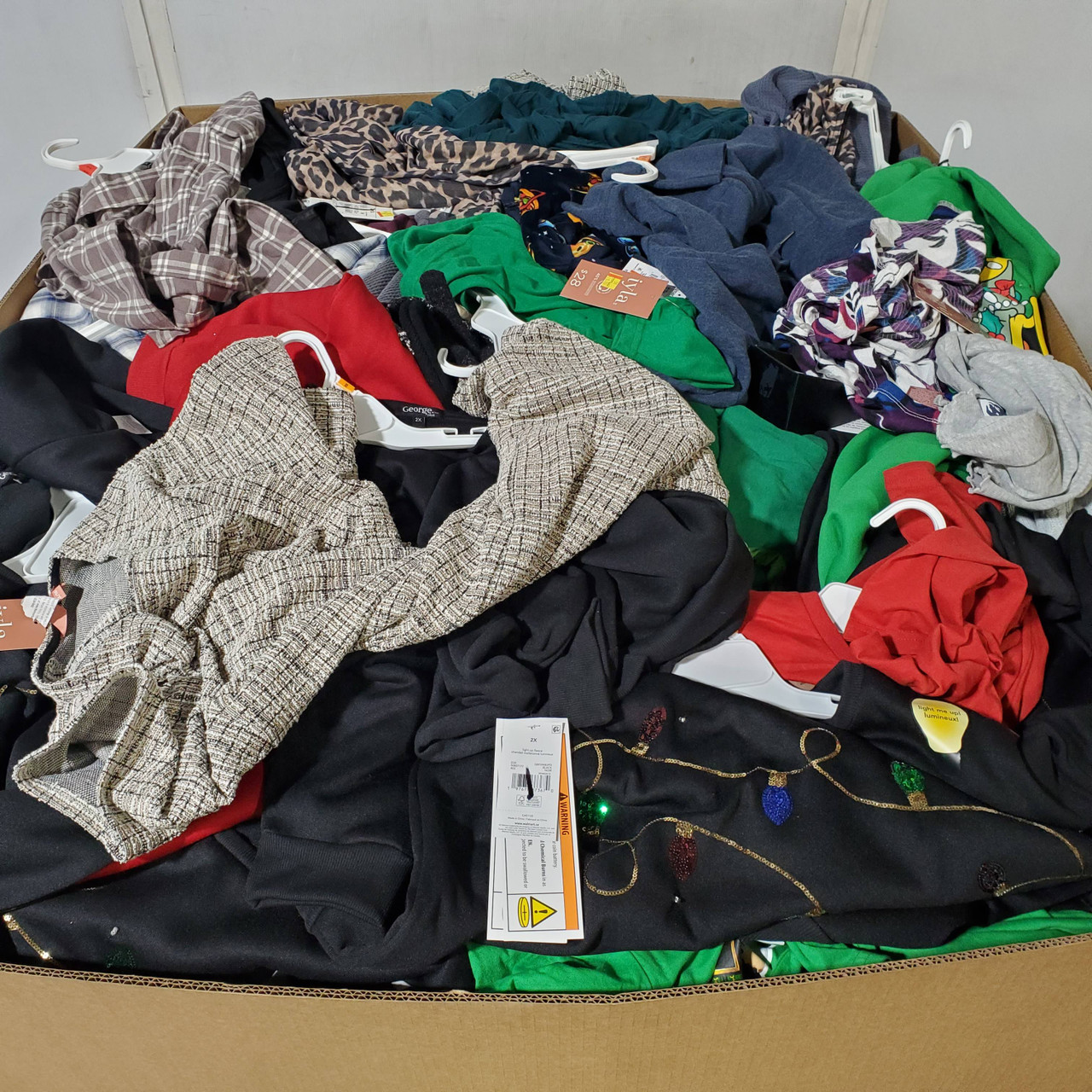 1230 units of Clothing & Accessories - MSRP $17,969 - Returns (Lot # 966612)