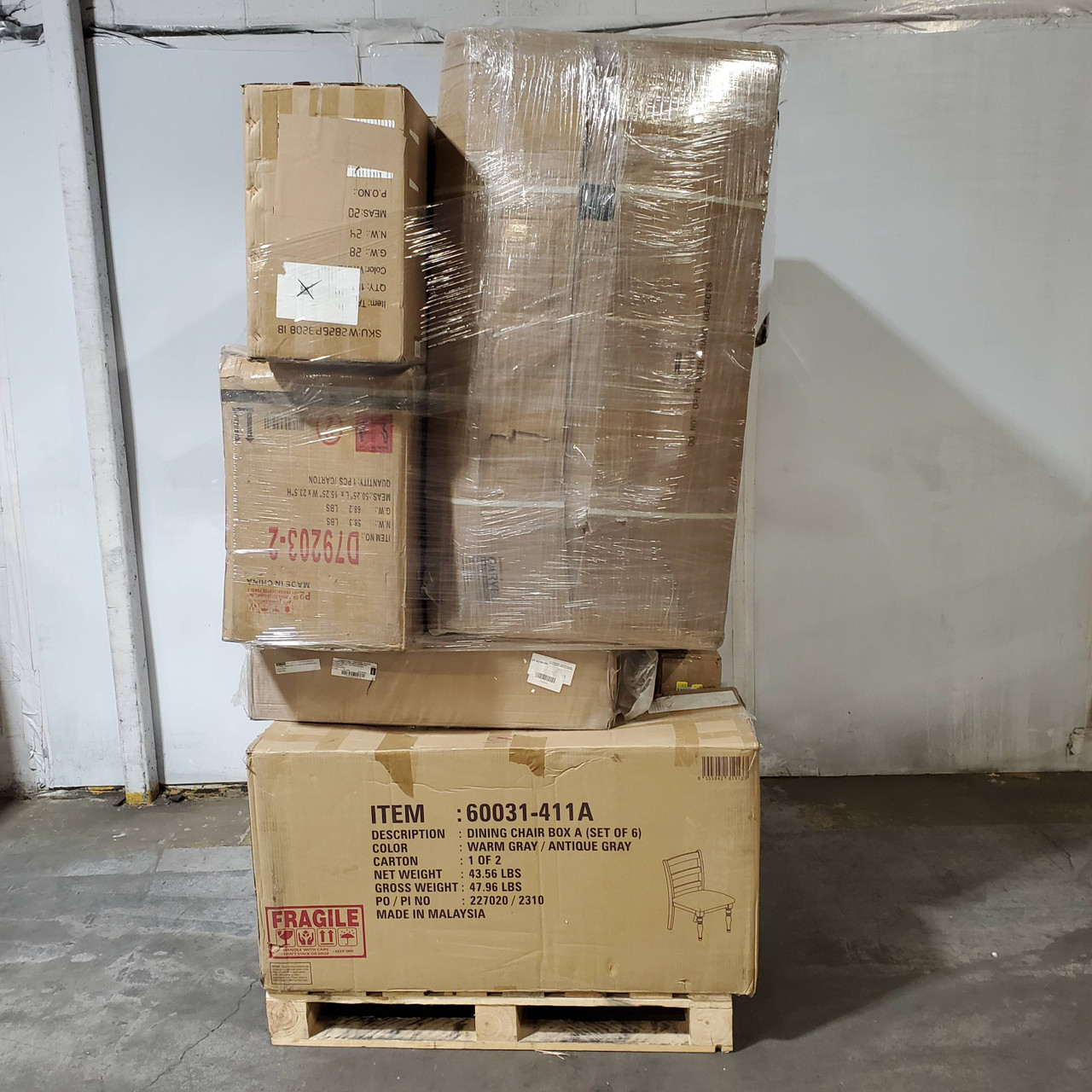 11 units of Furniture (Multi-Box Sets) - MSRP $5,150 - Salvage (Lot # 963505)
