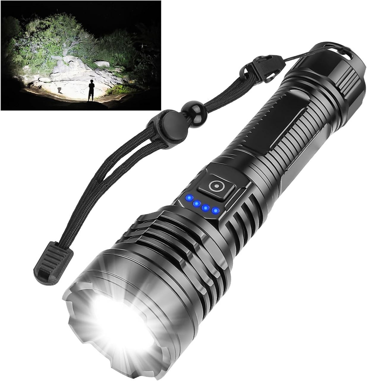 406 units of Chasinglee 90000 Lumens Rechargeable LED Flashlights - MSRP $8,116 - Like New (Lot # 922428)