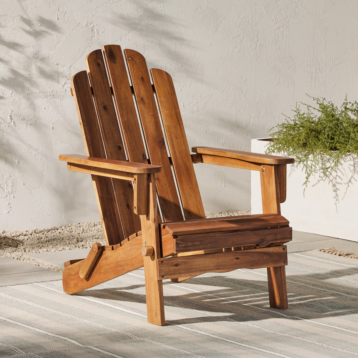 7 units of Blackwell Folding Adirondack Chairs - Brown - MSRP $2,170 - Brand New (Lot # 946510)