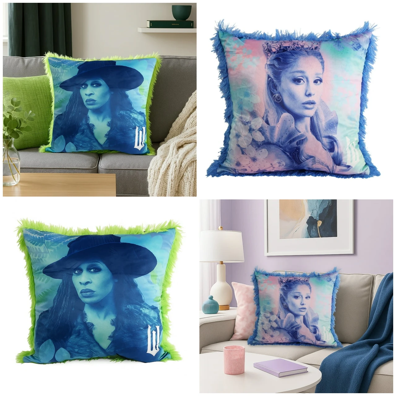 62 units of Wicked Movie Cushions - MSRP $1,238 - Like New (Lot # 972003)