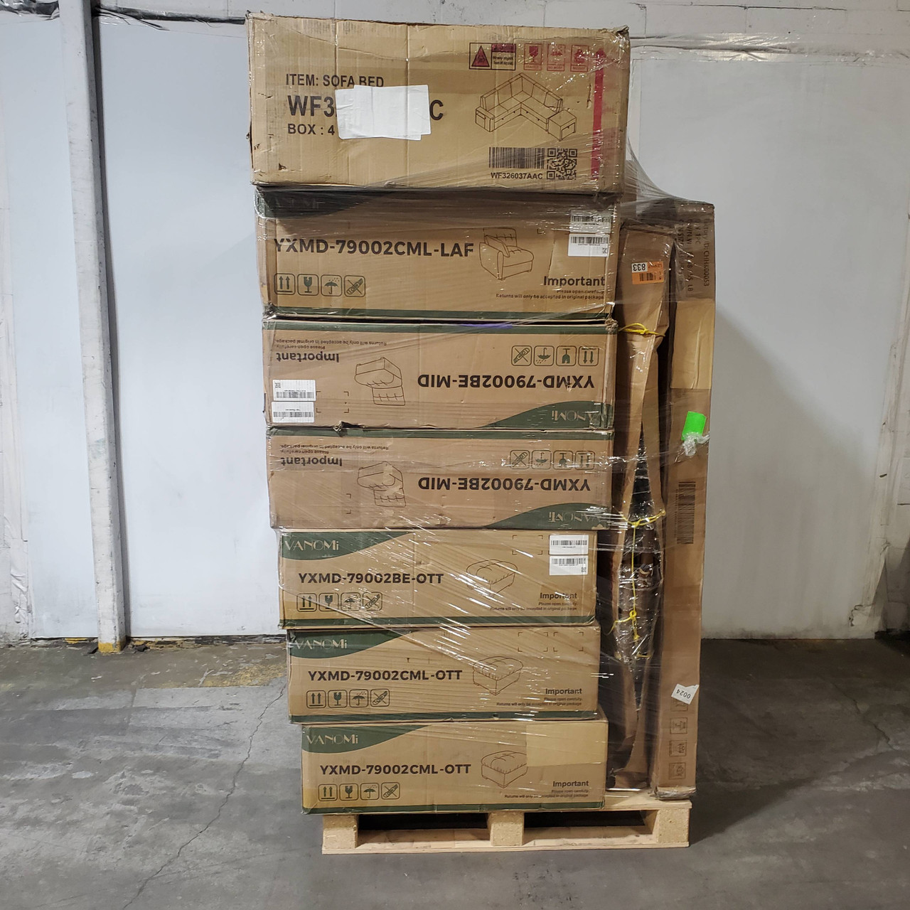 17 units of Furniture (Multi-Box Sets) - MSRP $2,980 - Salvage (Lot # 970519)