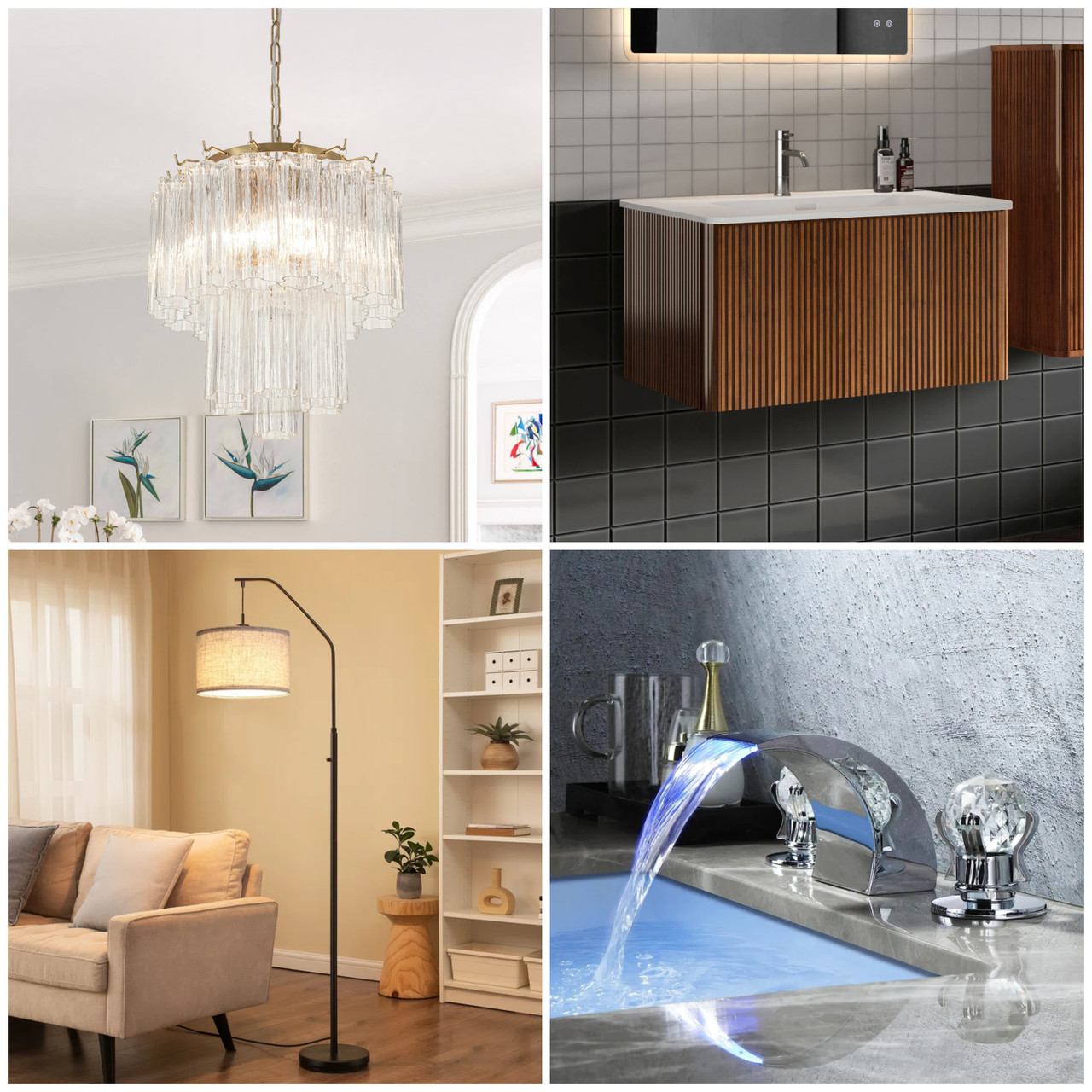 24 units of Home Fixtures - MSRP $8,509 - Returns (Lot # 971608)