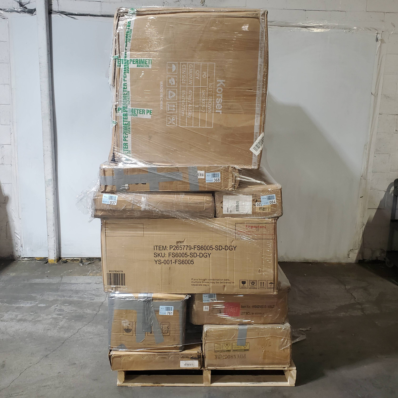 16 units of Unmanifested GM - MSRP $3,200 - Returns (Lot # 970508)