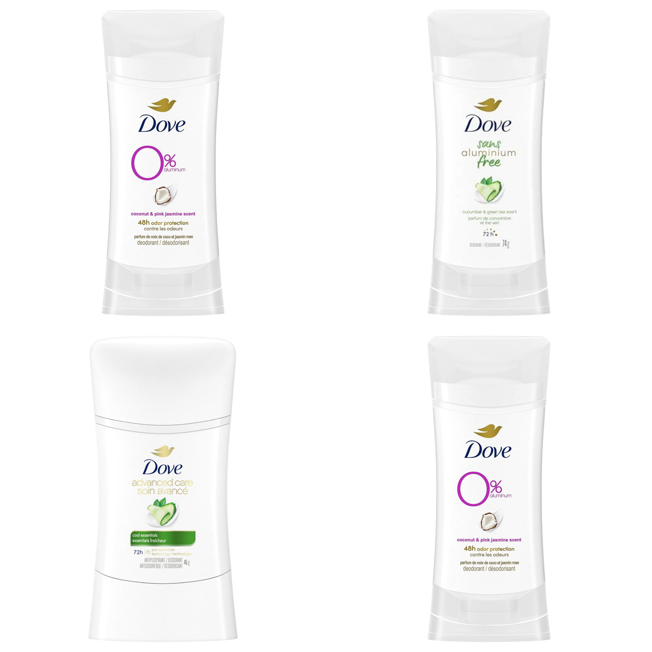3000 units of Dove Women Deodorants - MSRP $17,263 - Brand New (Lot # 977719)