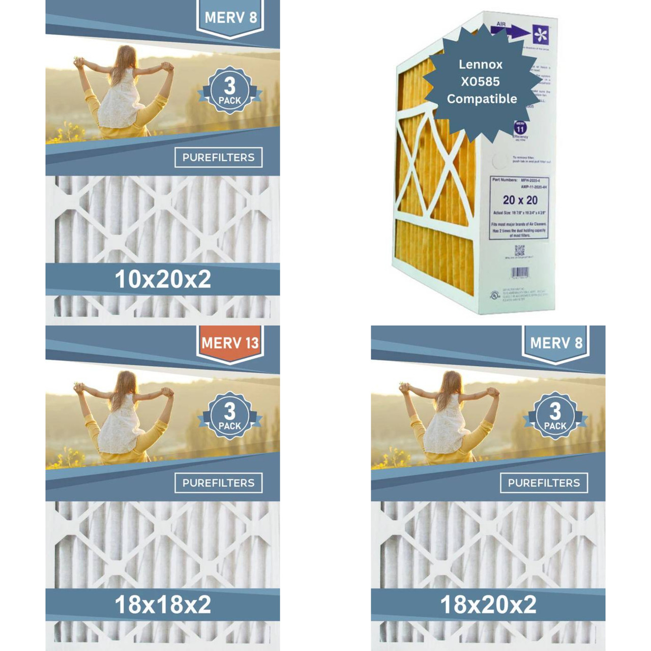 227 units of Air Filters - MSRP $10,720 - Brand New (Lot # 103-983010)