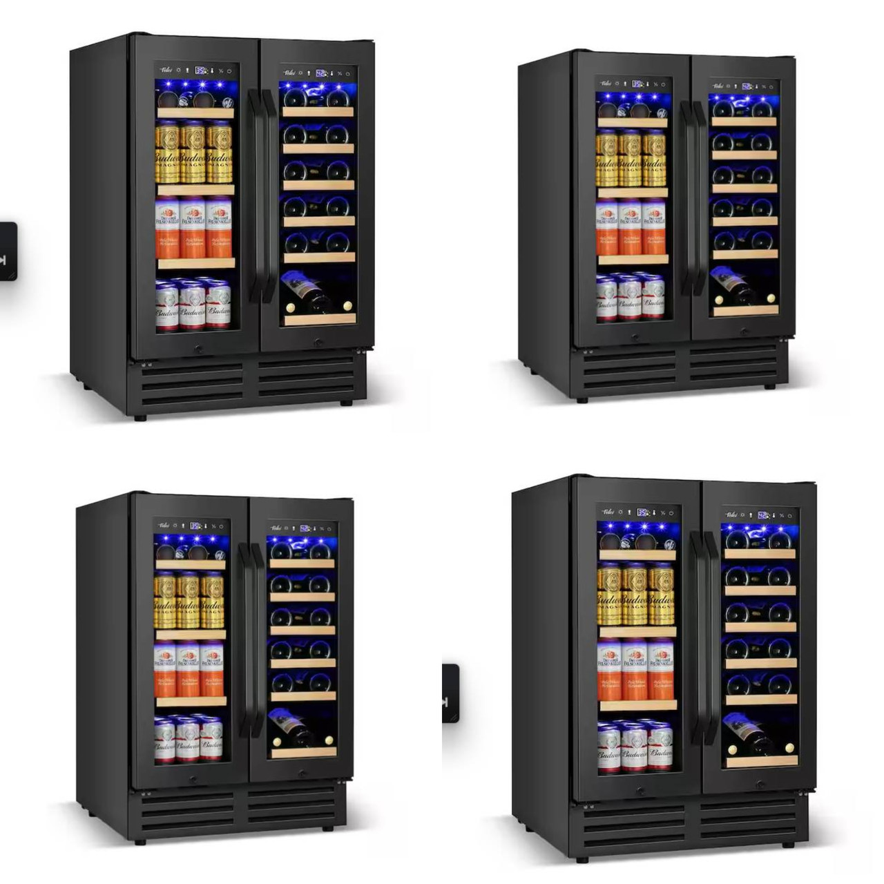 4 units of Beverage Refrigerators 24inches - MSRP $3,000 - Like New (Lot # 981105)