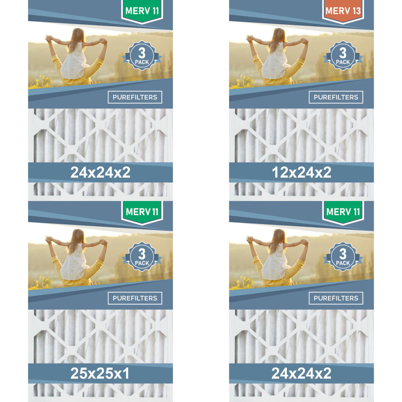 144 units of Air Filters - MSRP $7,731 - Brand New (Lot # 103-998103)