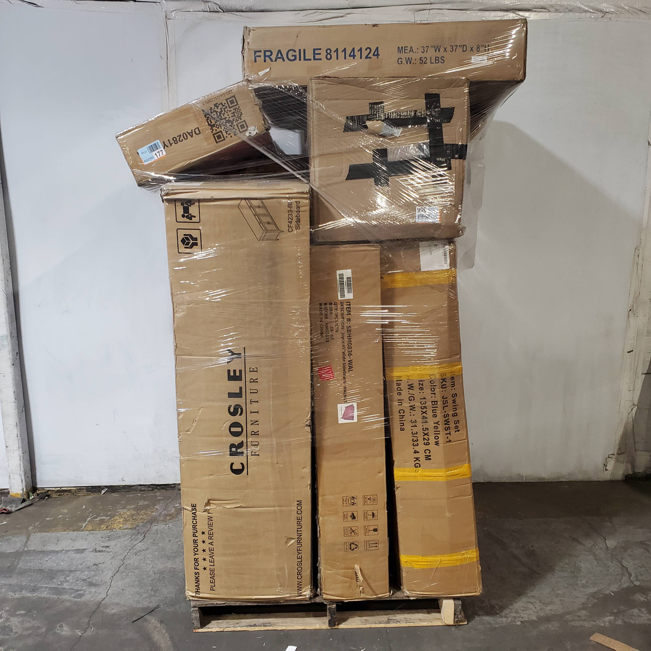 16 units of Unmanifested GM - MSRP $3,200 - Returns (Lot # 979002)