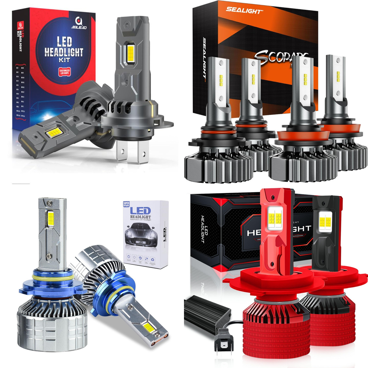 807 units of LED Headlight Bulbs - MSRP $21,961 - Returns (Lot # 942902)