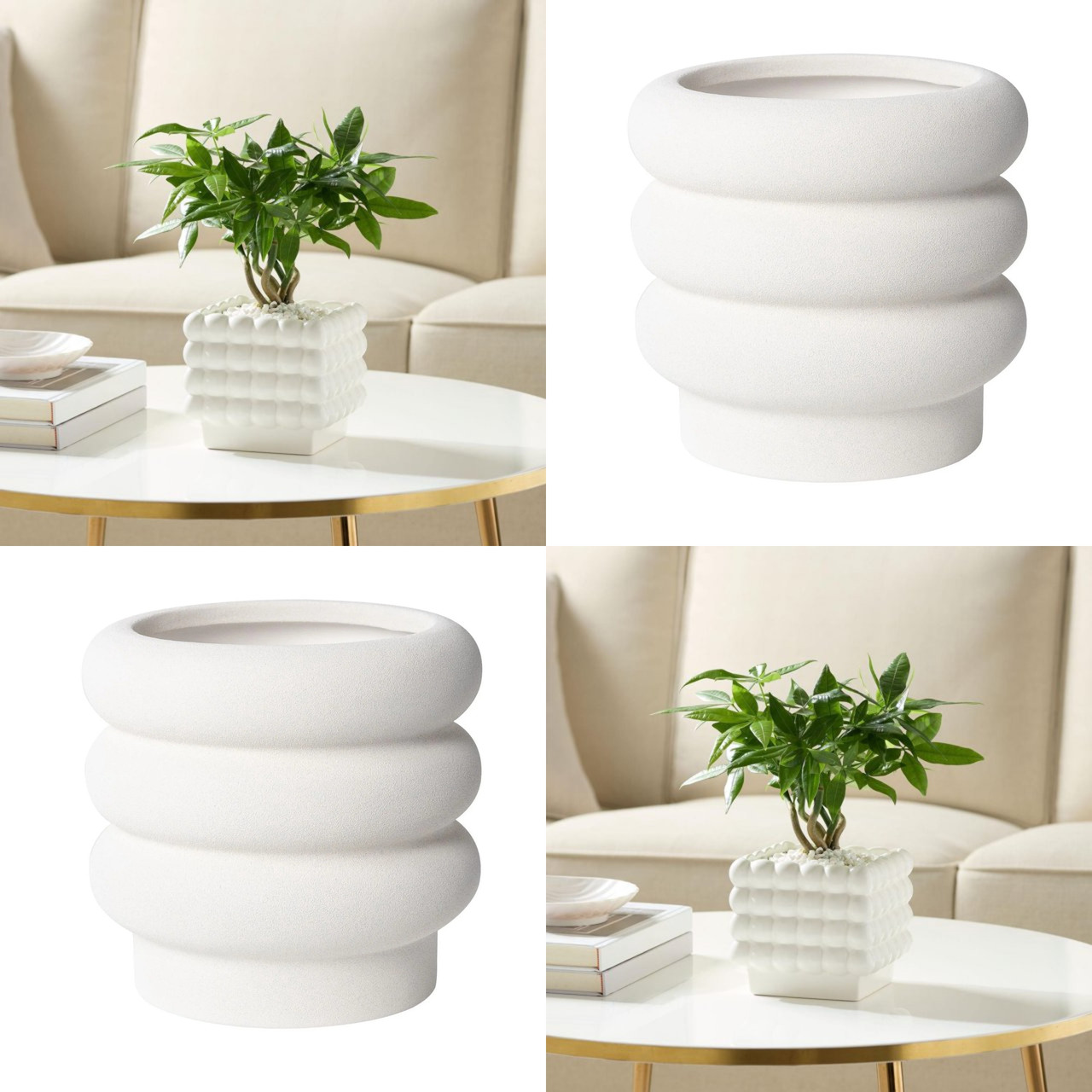 232 units of 6" Ceramic Planters - MSRP $2,295 - Brand New (Lot # 988201)
