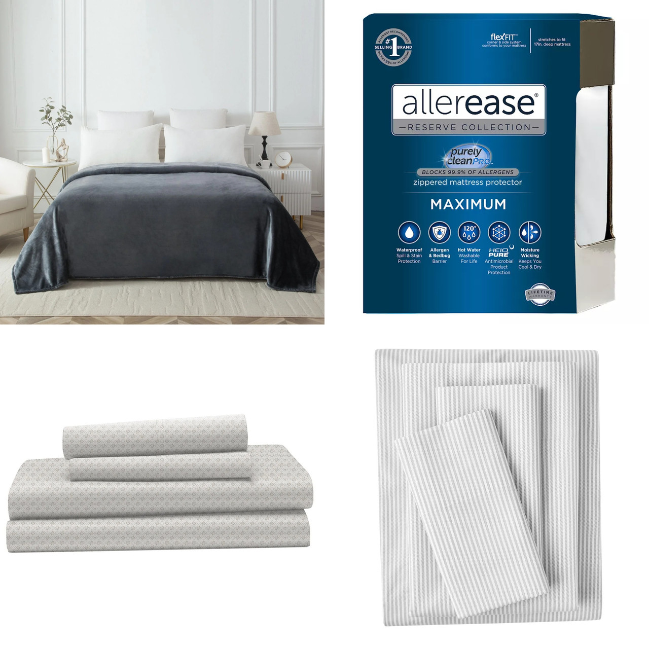 34 units of Bedding - MSRP $1,414 - Returns (Lot # 988613)