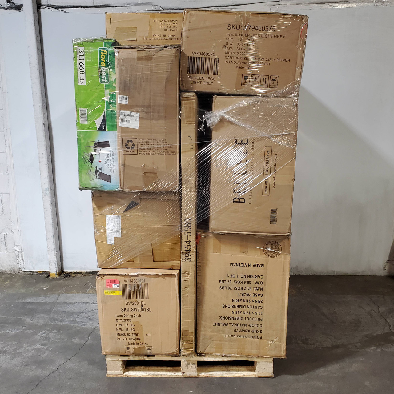 16 units of Home Furniture - MSRP $6,612 - Like New (Lot # 980912)