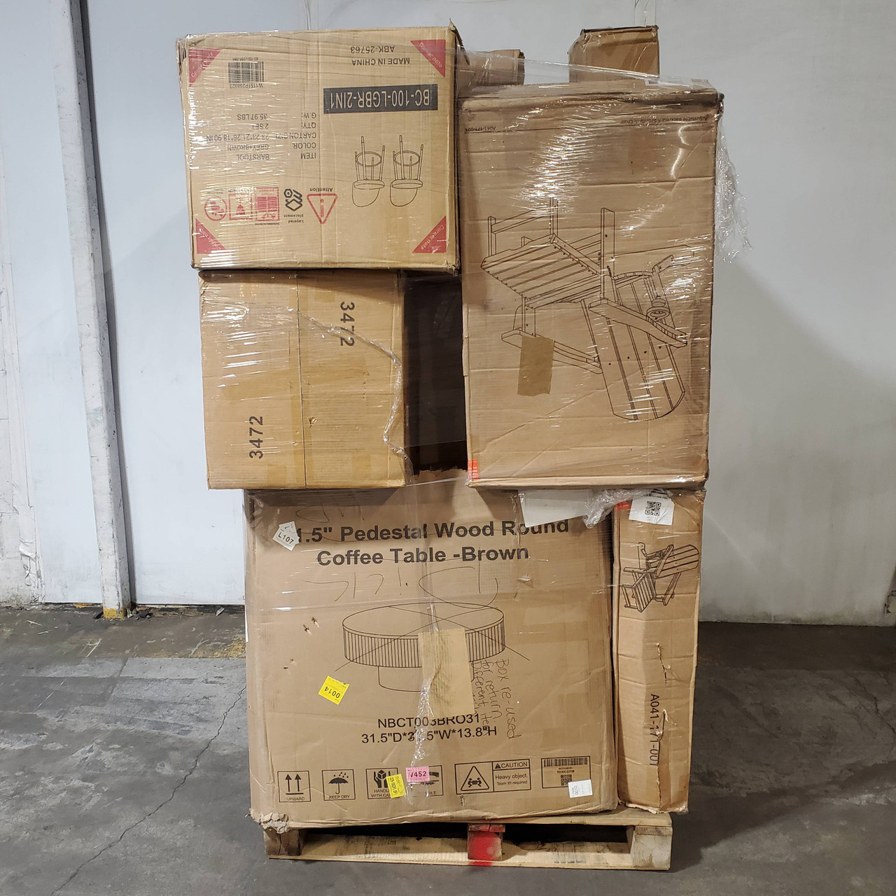 16 units of Furniture (Multi-Box Sets) - MSRP $1,745 - Salvage (Lot # 985901)