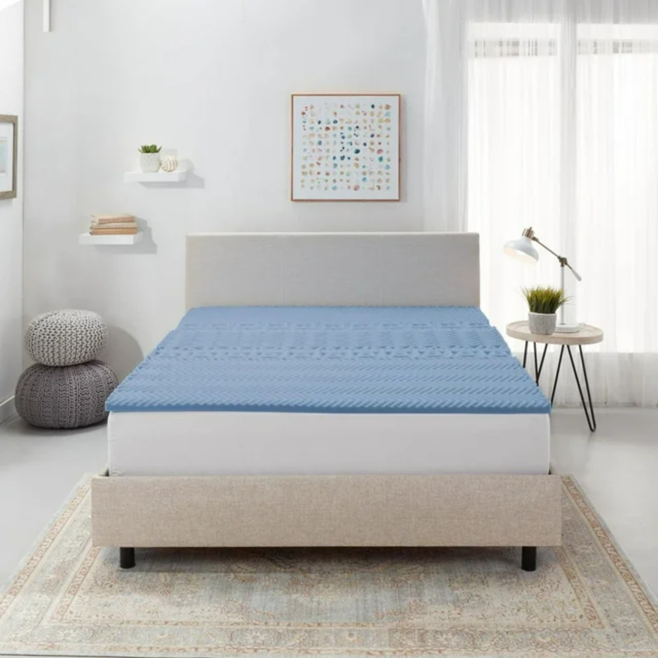 60 units of Dream Serenity 1.5-Inch Memory Foam Mattress Toppers - Twin - MSRP $2,998 - Brand New (Lot # 1013404)