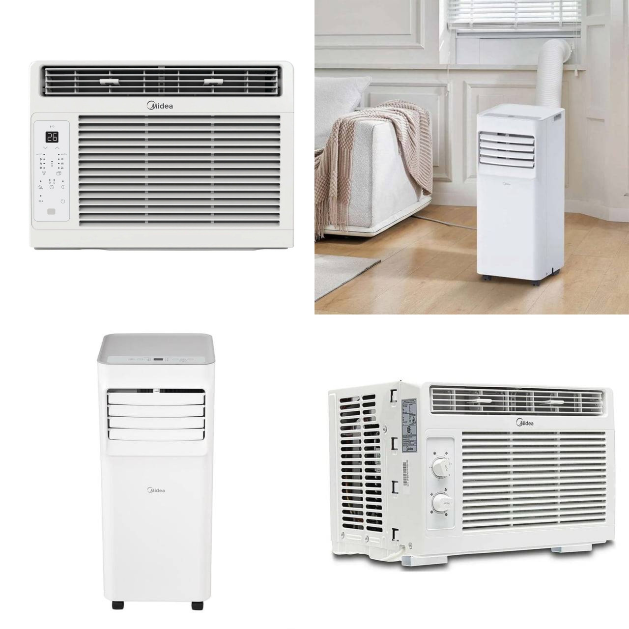 23 units of Midea Air Conditioners - MSRP $4,927 - Returns (Lot # 1011508)