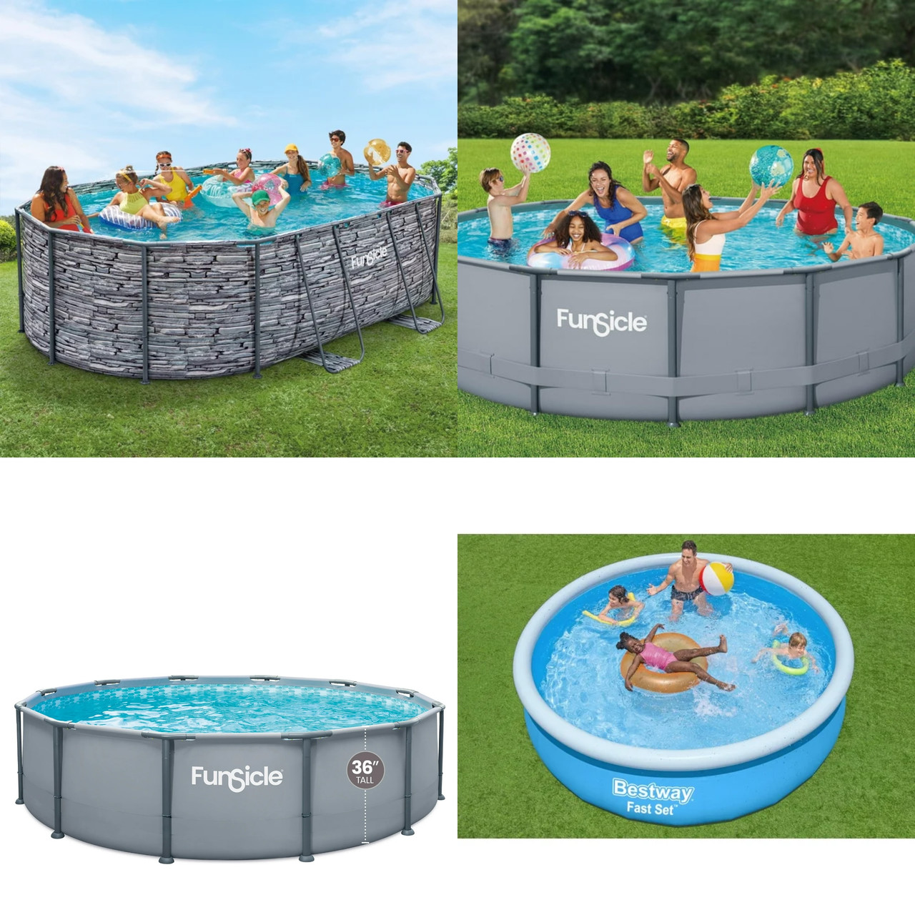 4 units of Pools - MSRP $1,421 - Returns (Lot # 1014303)