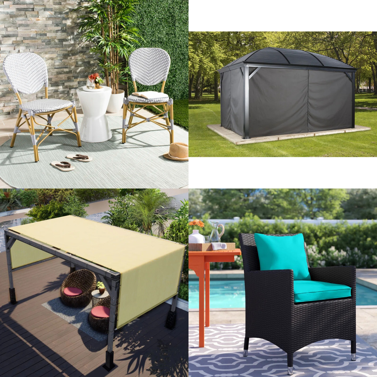 15 units of Patio Furniture - MSRP $3,449 - Like New (Lot # 998903)
