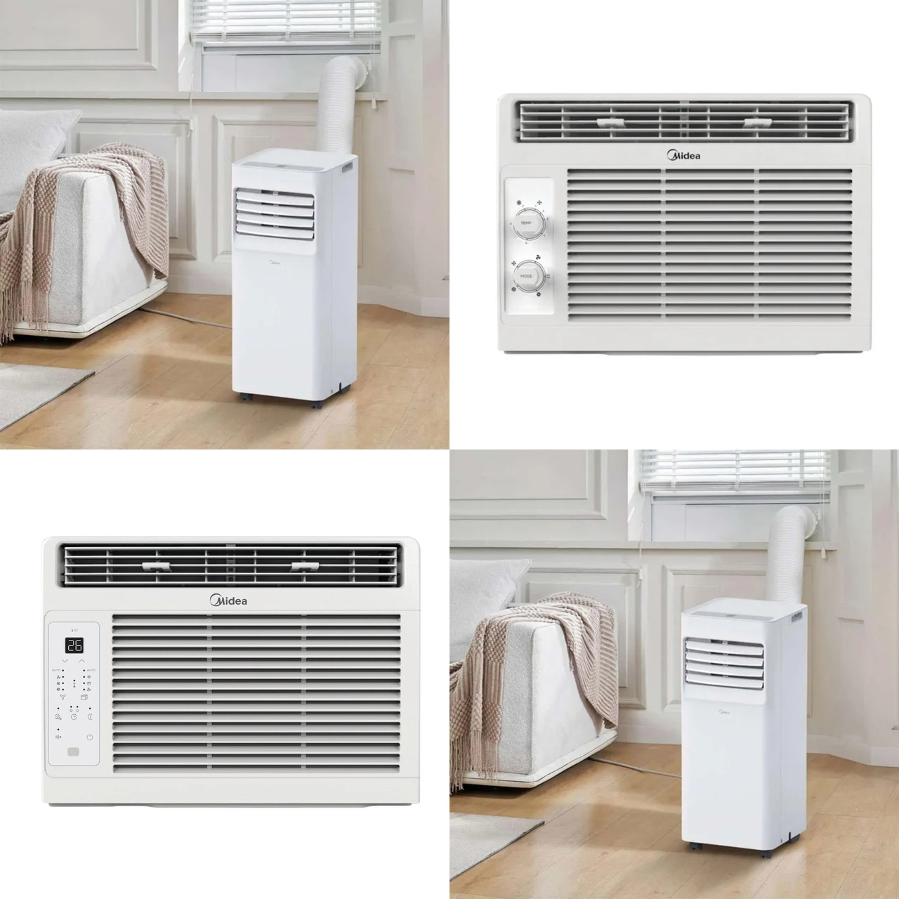 22 units of Midea Air Conditioners - MSRP $5,266 - Returns (Lot # 1015211)